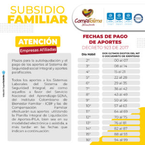 Subsidio Familiar