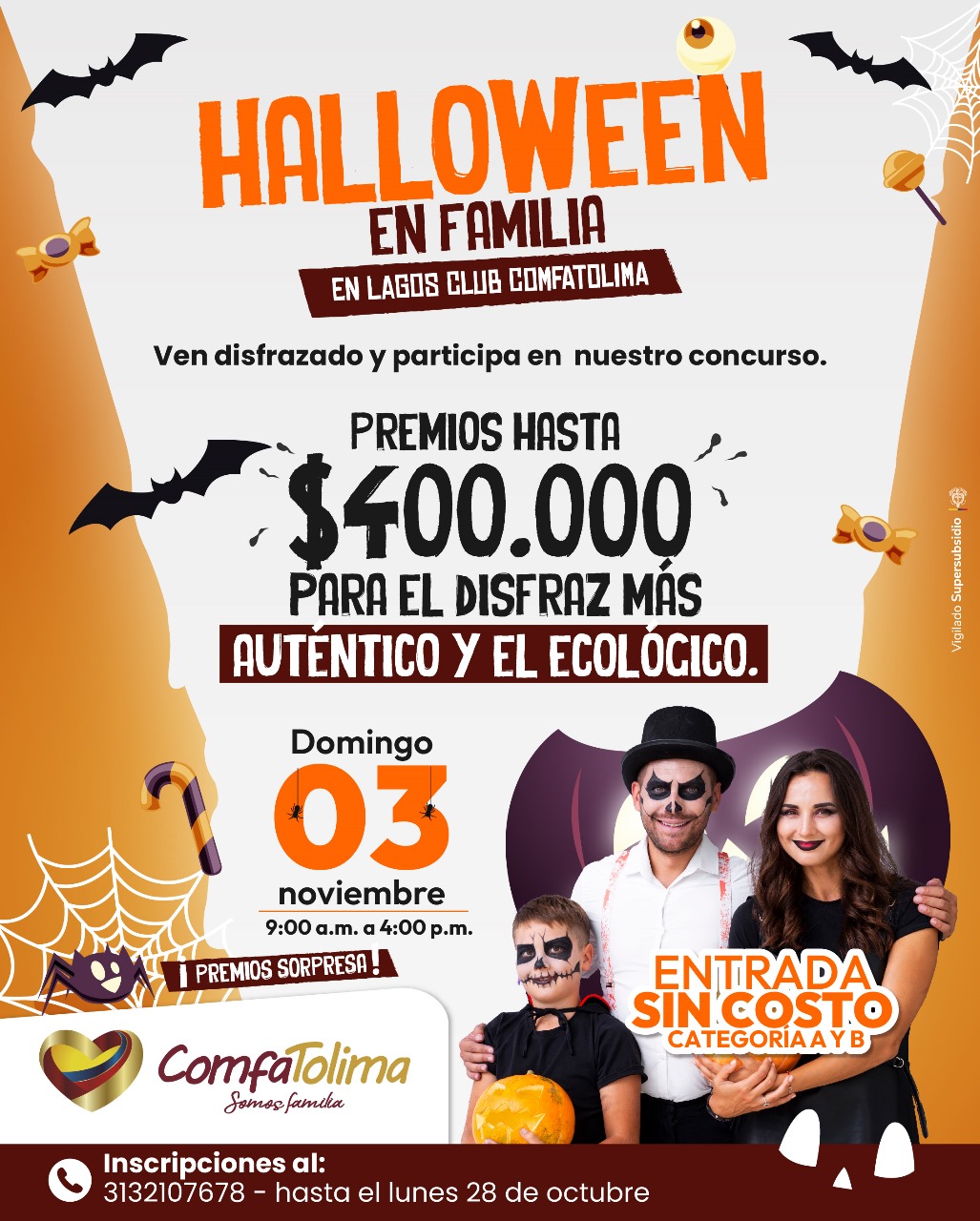 HALLOWEEN - LAGOS CLUB COMFATOLIMA